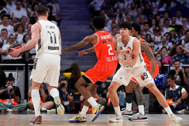REAL MADRID v HAPOEL IBI TEL AVIV. EUROLEAGUE 2025 2026. PLAY OFFS. GAME 2 Real Madrid s Gebriele Procida during Euroleague Play-offs Game 2 match. May 1, 2026. (ALTERPHOTOS Acero) MadridSpain  Copyright: xAcerox
