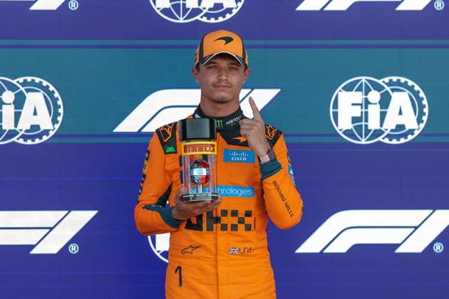 Winner, Sprint Qualifying, Lando Norris McLaren Formula 1 Team 1 , Grand Prix of Miami, Motorsport, Men, Formula 1, Sprint Qualifying, 01 05 2026 Miami Florida USA Copyright: xkolbert-press ChristianxKolbertx