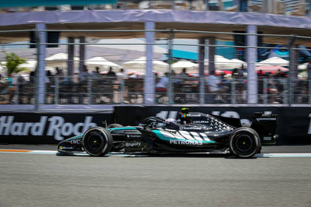 (12) Andrea Kimi Antonelli (ITA) - Mercedes-AMG PETRONAS F1 Team - Mercedes W17 - Mercedes E Performance during the Formula 1 Crypto.com Miami Grand Prix 2026 at Miami International Autodrome in Miami Gardens, United States. Round 6 of the 2026 FIA Formula One World Championship, WM, Weltmeisterschaft held May 1-3, 2026. The Miami International Autodrome, located in the grounds of the Hard Rock Stadium, hosts the sixth round featuring the Sprint format. This event weekend features the F1 Sprint format, with a Sprint Shootout and Sprint Race in addition to the standard qualifying session and Grand Prix.  Copyright: xAlessioxDexMarcox xAvens-images.com AvensImages IPAxSportx xipa-agency.netx xx IPA_74364133 IPA_Agency_IPA74364133