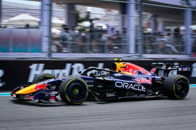 (6) Isack Hadjar (FRA) - Oracle Red Bull Racing - Red Bull RB22 - Red Bull Ford during the Formula 1 Crypto.com Miami Grand Prix 2026 at Miami International Autodrome in Miami Gardens, United States. Round 6 of the 2026 FIA Formula One World Championship, WM, Weltmeisterschaft held May 1-3, 2026. The Miami International Autodrome, located in the grounds of the Hard Rock Stadium, hosts the sixth round featuring the Sprint format. This event weekend features the F1 Sprint format, with a Sprint Shootout and Sprint Race in addition to the standard qualifying session and Grand Prix.  Copyright: xAlessioxDexMarcox xAvens-images.com AvensImages IPAxSportx xipa-agency.netx xx IPA_74364490 IPA_Agency_IPA74364490