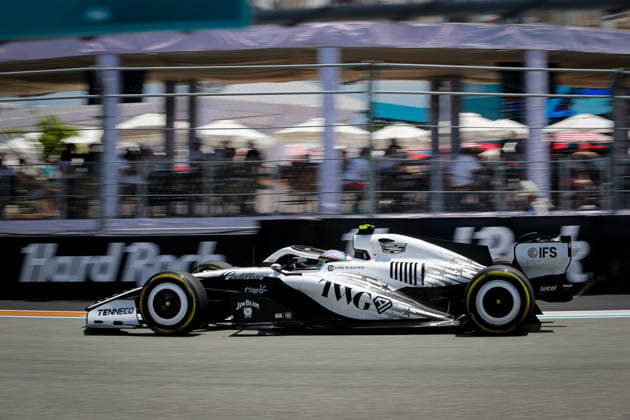 (77) Valtteri Bottas (FIN) - Cadillac Formula 1 Team - Cadillac - Ferrari during the Formula 1 Crypto.com Miami Grand Prix 2026 at Miami International Autodrome in Miami Gardens, United States. Round 6 of the 2026 FIA Formula One World Championship, WM, Weltmeisterschaft held May 1-3, 2026. The Miami International Autodrome, located in the grounds of the Hard Rock Stadium, hosts the sixth round featuring the Sprint format. This event weekend features the F1 Sprint format, with a Sprint Shootout and Sprint Race in addition to the standard qualifying session and Grand Prix.  Copyright: xAlessioxDexMarcox xAvens-images.com AvensImages IPAxSportx xipa-agency.netx xx IPA_74364498 IPA_Agency_IPA74364498