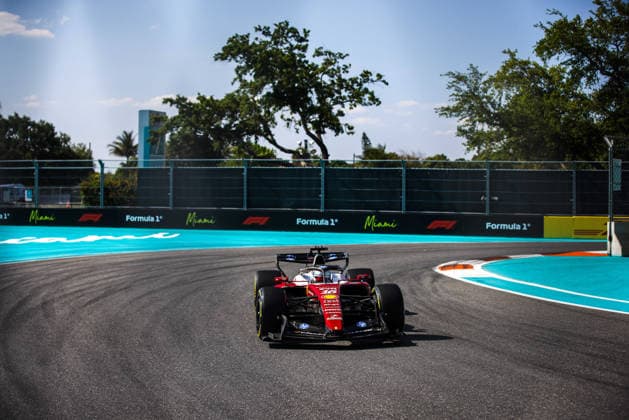 F1 - MIAMI GRAND PRIX 2026 16 LECLERC Charles (mco), Scuderia Ferrari SF-26, action during the Formula 1 Miami Grand Prix 2026, 4th round of the 2026 Formula One World Championship, WM, Weltmeisterschaft from May 1 to 3, 2026 on the Miami International Autodrome, in Miami Gardens, USA - Miami GardensUnited States  Copyright: xDPPIx