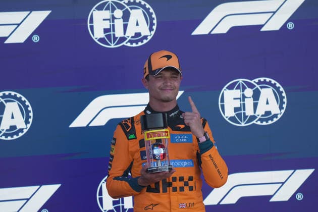 Formula 1 Crypto com Miami Grand Prix 2026 01 05 2026, Miami International Autodrome, Miami, Formula 1 Crypto com Miami Grand Prix 2026 ,pictured Pole position for the sprint race for Lando Norris GBR , McLaren Mastercard F1 Team nordphotoxGmbHx xBratic nph00250