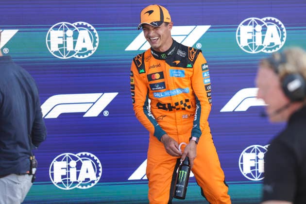 Formula 1 Crypto.com Miami Grand Prix 2026 Lando Norris (GBR), Sprint Qualifying winner, pole position McLaren Mastercard F1 Team, MCL40 during Formula 1 Crypto.com Miami Grand Prix 2026. on May 1., 2026 in Miami, United States Of America Zsombor Toth Miami Miami International Autodrome Florida United States Of America