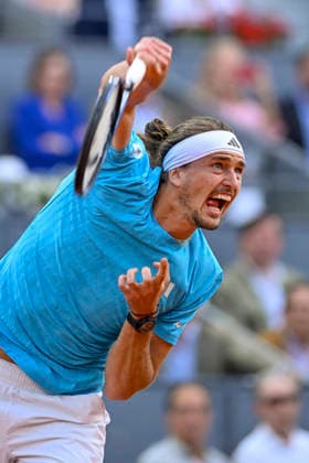 May 1, 2026, Madrid, Madrid, Spain: ALEXANDER ZVEREV of germany - ADIDAS (2-6) - (5-7) during the Mutua Madrid Open 2026, ATP, Tennis Herren Masters 1000 and WTA, Tennis Damen 1000 tennis tournament, celebrated at Caja Magica on 01 may, 2026 in Madrid, Spain. Mutua Madrid Open 2026 - Day 12 (05.01.26) - ZUMAc312 20260501_zsp_c312_306 Copyright: xOscarxManuelxSanchezx