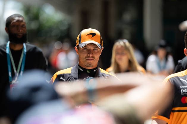 F1 - MIAMI GRAND PRIX 2026 NORRIS Lando (gbr), McLaren F1 Team MCL40, portrait during the Formula 1 Miami Grand Prix 2026, 4th round of the 2026 Formula One World Championship, WM, Weltmeisterschaft from May 1 to 3, 2026 on the Miami International Autodrome, in Miami Gardens, USA - Miami GardensUnited States  Copyright: xAndrÃ xFerreirax