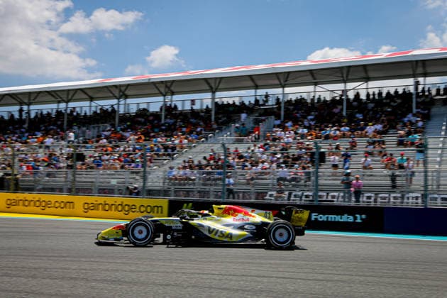 MOTORI - Formula 1 - Formula 1 Crypto.com Miami Grand Prix 2026 - Round 6 - Miami International Autodrome (41) Arvid Lindblad (GBR) - Visa Cash App Racing Bulls F1 Team - Racing Bulls VCARB03 - Red Bull Ford during the Formula 1 Crypto.com Miami Grand Prix 2026 at Miami International Autodrome in Miami Gardens, United States. Round 6 of the 2026 FIA Formula One World Championship, WM, Weltmeisterschaft held May 1-3, 2026. The Miami International Autodrome, located in the grounds of the Hard Rock Stadium, hosts the sixth round featuring the Sprint format. This event weekend features the F1 Sprint format, with a Sprint Shootout and Sprint Race in addition to the standard qualifying session and Grand Prix. -  Copyright: xIPAxSport ABACAx