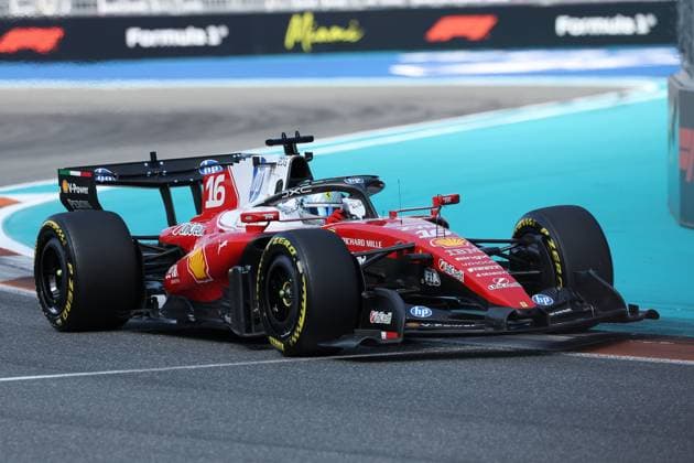 Charles Leclerc Scuderia Ferrari HP 16 , Grand Prix of Miami, Motorsport, Men, Formula 1, Sprint Qualifying, 01 05 2026 Miami Florida USA Copyright: xkolbert-press ChristianxKolbertx
