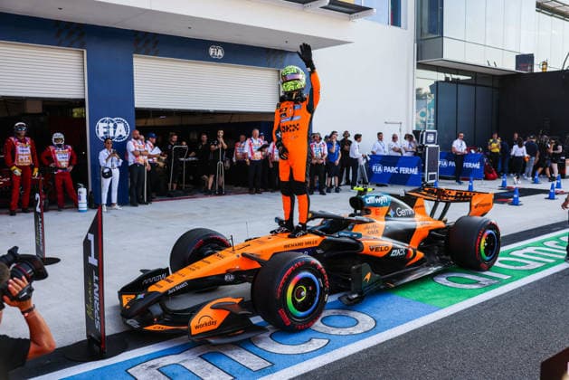 F1 - MIAMI GRAND PRIX 2026 NORRIS Lando (gbr), McLaren F1 Team MCL40, portrait during the Formula 1 Miami Grand Prix 2026, 4th round of the 2026 Formula One World Championship, WM, Weltmeisterschaft from May 1 to 3, 2026 on the Miami International Autodrome, in Miami Gardens, USA - Miami GardensUnited States  Copyright: xANTONINxVINCENTx