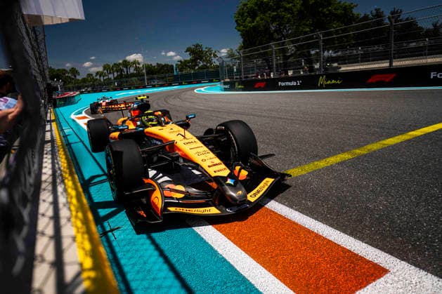 F1 - MIAMI GRAND PRIX 2026 01 NORRIS Lando (gbr), McLaren F1 Team MCL40, action during the Formula 1 Miami Grand Prix 2026, 4th round of the 2026 Formula One World Championship, WM, Weltmeisterschaft from May 1 to 3, 2026 on the Miami International Autodrome, in Miami Gardens, USA - Miami GardensUnited States  Copyright: xCharlyxLopezx