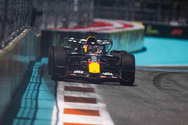 F1 - MIAMI GRAND PRIX 2026 03 VERSTAPPEN Max (nld), Red Bull Racing Ford RB22, action during the Formula 1 Miami Grand Prix 2026, 4th round of the 2026 Formula One World Championship, WM, Weltmeisterschaft from May 1 to 3, 2026 on the Miami International Autodrome, in Miami Gardens, USA - Miami GardensUnited States  Copyright: xCharlyxLopezx