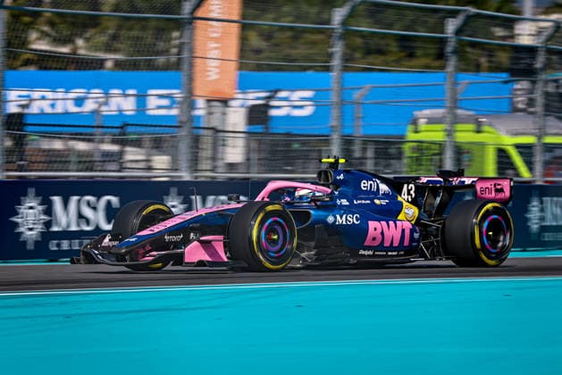 (43) Franco Colapinto (ARG) - BWT Alpine F1 Team - Alpine A526 - Mercedes during the Formula 1 Crypto.com Miami Grand Prix 2026 at Miami International Autodrome in Miami Gardens, United States. Round 6 of the 2026 FIA Formula One World Championship, WM, Weltmeisterschaft held May 1-3, 2026. The Miami International Autodrome, located in the grounds of the Hard Rock Stadium, hosts the sixth round featuring the Sprint format. This event weekend features the F1 Sprint format, with a Sprint Shootout and Sprint Race in addition to the standard qualifying session and Grand Prix. Formula 1 Crypto.com Miami Grand Prix 2026 - Round 6 - Miami International Autodrome F1-2026-R06-MIA