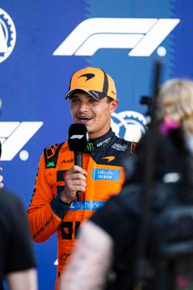 F1 - MIAMI GRAND PRIX 2026 NORRIS Lando (gbr), McLaren F1 Team MCL40, portrait during the Formula 1 Miami Grand Prix 2026, 4th round of the 2026 Formula One World Championship, WM, Weltmeisterschaft from May 1 to 3, 2026 on the Miami International Autodrome, in Miami Gardens, USA - Miami GardensUnited States  Copyright: xCharlyxLopezx