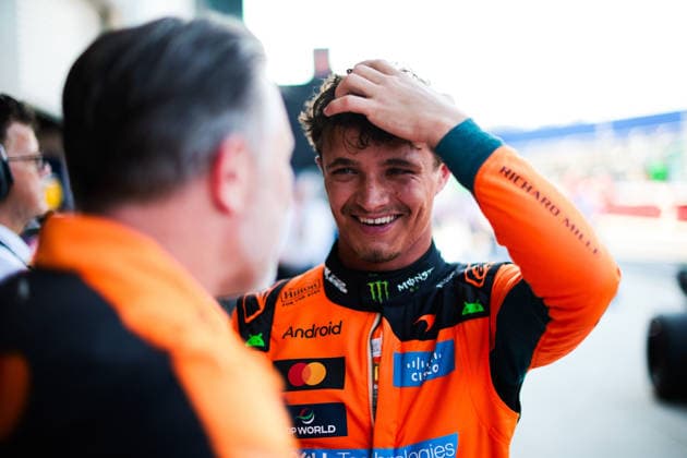 F1 - MIAMI GRAND PRIX 2026 NORRIS Lando (gbr), McLaren F1 Team MCL40, portrait and BROWN Zak (usa), CEO of of McLaren Racing, portrait during the Formula 1 Miami Grand Prix 2026, 4th round of the 2026 Formula One World Championship, WM, Weltmeisterschaft from May 1 to 3, 2026 on the Miami International Autodrome, in Miami Gardens, USA - Miami GardensUnited States Copyright: xEricxAlonsox