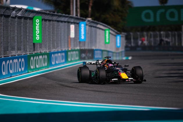 F1 - MIAMI GRAND PRIX 2026 03 VERSTAPPEN Max (nld), Red Bull Racing Ford RB22, action during the Formula 1 Miami Grand Prix 2026, 4th round of the 2026 Formula One World Championship, WM, Weltmeisterschaft from May 1 to 3, 2026 on the Miami International Autodrome, in Miami Gardens, USA - Miami GardensUnited States  Copyright: xEricxAlonsox