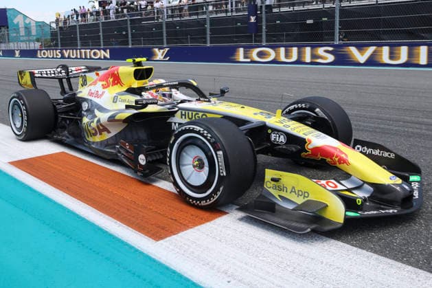 Formula 1 Crypto.com Miami Grand Prix 2026 Liam Lawson (NZL), Visa Cash App Racing Bulls F1 Team, VCARB 03 during Formula 1 Crypto.com Miami Grand Prix 2026. on May 1., 2026 in Miami, United States Of America Zsombor Toth Miami Miami International Autodrome Florida United States Of America
