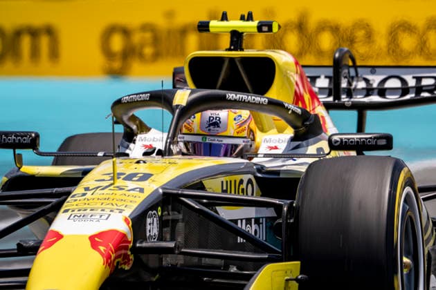 Miami International Autodrome, Miami, Florida, USA - May 1, 2026: Liam Lawson of New Zealand in the Visa Cash App Racing Bulls Formula 1 Team VCARB03 during the 2026 Miami F1 Grand Prix (Practice 1) held at Hard Rock Stadium in Miami, United States. ((6257) RIchard Callis SPP)  Copyright: x(6257)xRIchardxCallisx xSPPx spp-en-6RiCa-SPP26_richiecallis_0105-2870-2