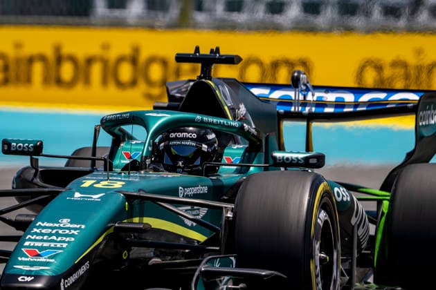 Miami International Autodrome, Miami, Florida, USA - May 1, 2026: Lance Stroll of Canada in the Aston Martin Aramco Formula 1 Team AMR26 at the 2026 Miami F1 Grand Prix (Practice 1) held at Hard Rock Stadium in Miami, United States. ((6257) RIchard Callis SPP)  Copyright: x(6257)xRIchardxCallisx xSPPx spp-en-6RiCa-SPP26_richiecallis_0105-3175-2