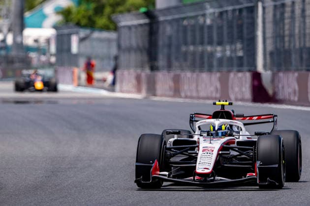 Miami International Autodrome, Miami, Florida, USA - May 1, 2026: Oliver Bearman of England in the TGR Haas F1 Team F1 VF-26 during the 2026 Miami F1 Grand Prix (Practice 1) held at Hard Rock Stadium in Miami, United States. ((6257) RIchard Callis SPP)  Copyright: x(6257)xRIchardxCallisx xSPPx spp-en-6RiCa-SPP26_richiecallis_0105-1930-2