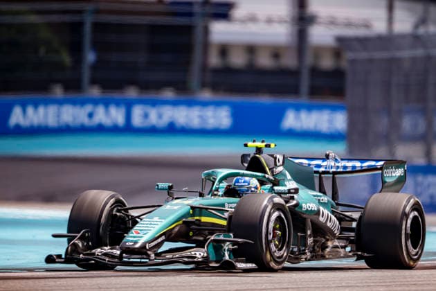 Miami International Autodrome, Miami, Florida, USA - May 1, 2026: Fernando Alonso of Spain in the Aston Martin Aramco Formula 1 Team AMR26 at the 2026 Miami F1 Grand Prix (Practice 1) held at Hard Rock Stadium in Miami, United States. ((6257) RIchard Callis SPP)  Copyright: x(6257)xRIchardxCallisx xSPPx spp-en-6RiCa-SPP26_richiecallis_0105-1446-2