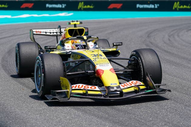 May 1, 2026, Miami Gardens, Florida, USA: Liam Lawson (NZL) (30) of Visa Cash App Racing Bulls during Free Practice 1 of the Formula 1 Crypto.com Grand Prix on May 1, 2026, at Miami International Autodrome in Miami Gardens, Florida. F1 2026: Miami Grand Prix: Free Practice  - ZUMAw109 20260501_fap_w109_021 Copyright: xDebbyxWongx