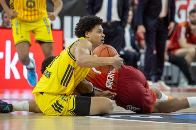 Berlins 7 KAYIL Basketball Bayern Berlin 85 79 Bundesliga, FC Bayern Basketball ALBA Berlin, 27 Matchday, Season 2025 2026, 1 05 2026, in Munich, S A P G A R D E N, Germany Source Copyright Credit Oryk HAIST xBASKETBALL-BAYERN-BERLINx