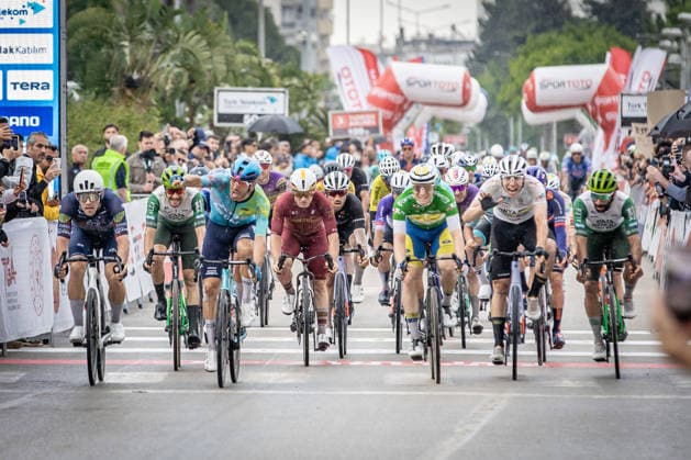 61st Presidential Cycling Tour of Turkiye ANTALYA, TURKIYE - MAY 2: Italian cyclists Davide Ballerini from XDS Astana team wins the seventh stage of the Presidential Cycling Tour of Turkiye 2026 (TUR 2026) on the Antalya-Antalya route in Antalya, Turkiye, on May 2, 2026. The race, held for the 61st time, is included in the Union Cycliste Internationale (UCI) Europe Tour calendar and is Turkiye’s only event in the ProSeries category. Ahmet Serdar Eser Anadolu Ankara Turkey. Editorial use only. Please get in touch for any other usage.  Copyright: x2026xAnadoluxAhmetxSerdarxEserx