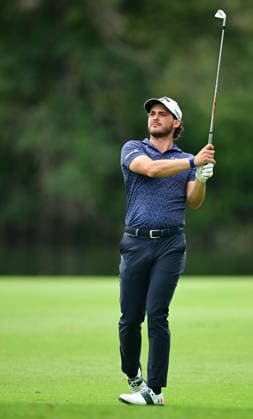 Turkish Airlines Open 2026 in Antalya ANTALYA, TURKIYE - MAY 02: Gregoria De Leo of Italy competes during the third round of the Turkish Airlines Open 2026 Golf Tournament, part of the DP World Tour Asian Series, held at the Regnum National Golf Club in the Belek Tourism Center of Serik district in Antalya, Turkiye, on May 02, 2026. Orhan Cicek Anadolu Antalya Turkey. Editorial use only. Please get in touch for any other usage.  Copyright: x2026xAnadoluxOrhanxCicekx