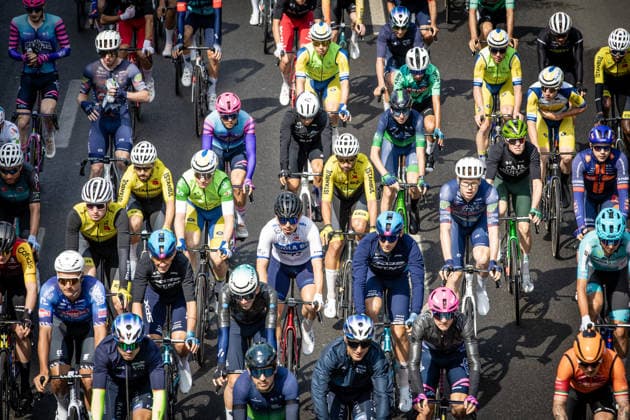 61st Presidential Cycling Tour of Turkiye ANTALYA, TURKIYE - MAY 2: Cyclists compete during the seventh stage of the Presidential Cycling Tour of Turkiye 2026 (TUR 2026) on the Antalya-Antalya route in Antalya, Turkiye, on May 2, 2026. The race, held for the 61st time, is included in the Union Cycliste Internationale (UCI) Europe Tour calendar and is Turkiye’s only event in the ProSeries category. Ahmet Serdar Eser Anadolu Antalya Turkey. Editorial use only. Please get in touch for any other usage.  Copyright: x2026xAnadoluxAhmetxSerdarxEserx