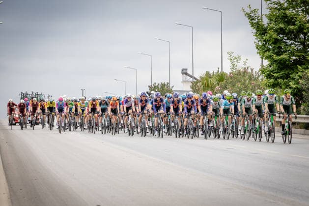 61st Presidential Cycling Tour of Turkiye ANTALYA, TURKIYE - MAY 2: Cyclists compete during the seventh stage of the Presidential Cycling Tour of Turkiye 2026 (TUR 2026) on the Antalya-Antalya route in Antalya, Turkiye, on May 2, 2026. The race, held for the 61st time, is included in the Union Cycliste Internationale (UCI) Europe Tour calendar and is Turkiye’s only event in the ProSeries category. Ahmet Serdar Eser Anadolu Antalya Turkey. Editorial use only. Please get in touch for any other usage.  Copyright: x2026xAnadoluxAhmetxSerdarxEserx