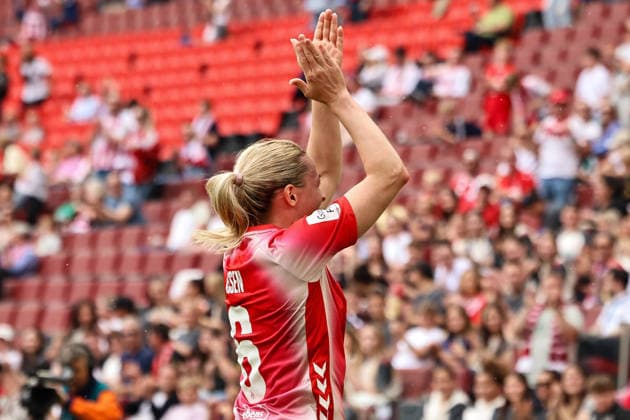 Germany Google Pixel Womens Bundesliga 2025 2026 24 Matchday, 1 FC Köln vs SV Werder Bremen, Saturday, 02 05 2026 Rhein Energie Stadion, Nordrhein Westfalen Stadion Sandra Jessen 1 FC Köln, 6 am jubeln Copyright: xSümeyyexAkcöltekinx