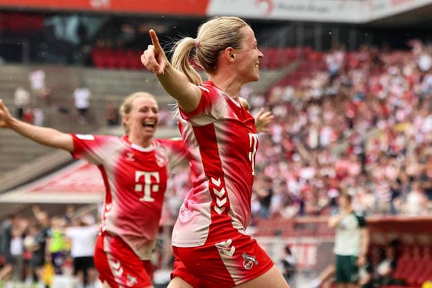 Germany Google Pixel Womens Bundesliga 2025 2026 24 Matchday, 1 FC Köln vs SV Werder Bremen, Saturday, 02 05 2026 Rhein Energie Stadion, Nordrhein Westfalen Stadion Sandra Jessen 1 FC Köln, 6 am jubeln Copyright: xx