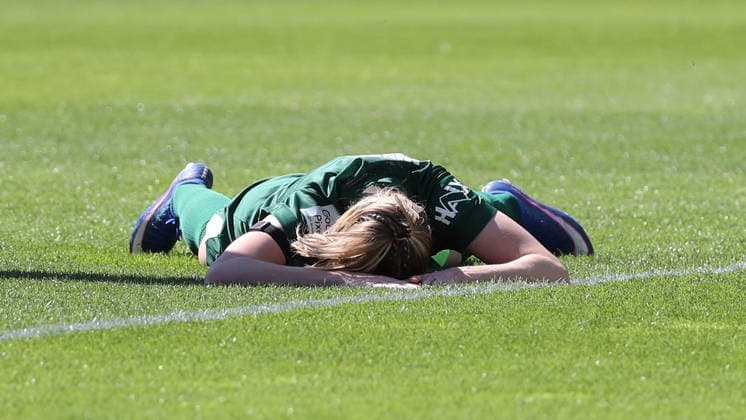 VfL vs Leipzig, BL Women Wolfsburg, 02 05 2026, Football, Women, Google Pixel Bundesliga, Season 2025 2026, VfL Wolfsburg vs RB Leipzig, Janina Minge VfL Wolfsburg AOK Stadion Niedersachsen Germany