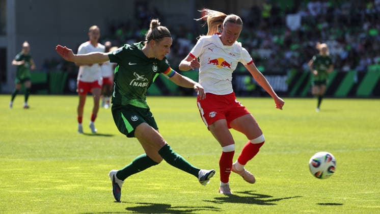 Football, Women, 1st BL, VfL Wolfsburg - RB Leipzig