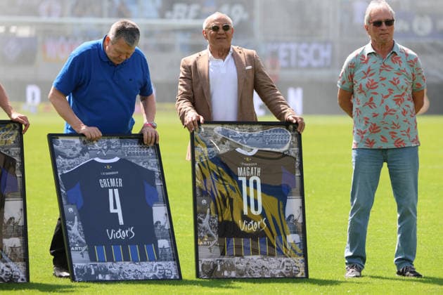 Sport Bilder des Tages 02.05.2026, Fussball, Herren, 3. Liga, Saison 2025 2026, 1. FC Saarbrücken - SV Waldhof Mannheim, Der ehemalige Spieler Felix Magath (1. FC Saarbrücken) Saarbrücken Ludwigsparkstadion Saarland Deutschland (DEU) *** 02 05 2026, Football, Men, 3 League, Season 2025 2026, 1 FC Saarbrücken SV Waldhof Mannheim, The former player Felix Magath 1 FC Saarbrücken Saarbrücken Ludwigsparkstadion Saarland Germany DEU Copyright: xSebastianxBachx