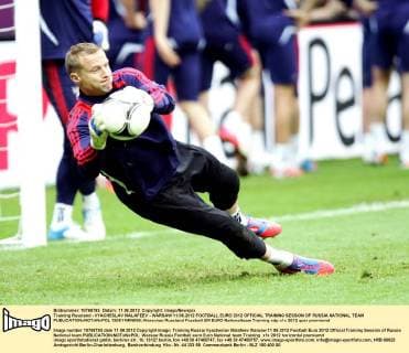 Football, EURO 2012, Training Russia