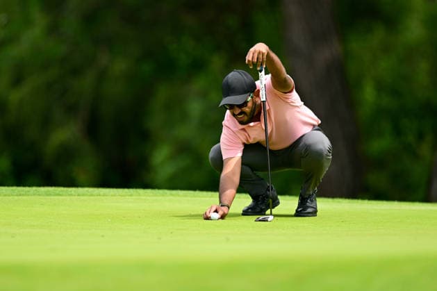Turkish Airlines Open 2026 in Antalya ANTALYA, TURKIYE - MAY 2: Yuvraj Sandhu from England competes during the third round of the Turkish Airlines Open 2026, part of the DP World Tour Asia Swing, at Regnum National Golf Club in the Belek tourism center of Serik district, Antalya, Turkiye, on May 2, 2026. Orhan Cicek Anadolu Antalya Turkey. Editorial use only. Please get in touch for any other usage.  Copyright: x2026xAnadoluxOrhanxCicekx