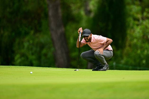 Turkish Airlines Open 2026 in Antalya ANTALYA, TURKIYE - MAY 2: Yuvraj Sandhu from England competes during the third round of the Turkish Airlines Open 2026, part of the DP World Tour Asia Swing, at Regnum National Golf Club in the Belek tourism center of Serik district, Antalya, Turkiye, on May 2, 2026. Orhan Cicek Anadolu Antalya Turkey. Editorial use only. Please get in touch for any other usage.  Copyright: x2026xAnadoluxOrhanxCicekx
