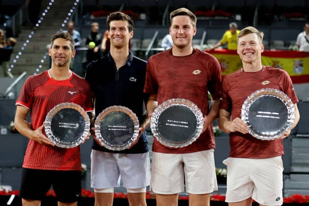TENNIS : Madrid 2026 - ATP, Tennis Herren - Finale Double Hommes - 02 05 2026 Tennis - Madrid 2026 - ATP - WTA, Tennis Damen - 02 05 2026 -3 Henry Patten Harri Heliovaara MadridSpain  Copyright: xCCx