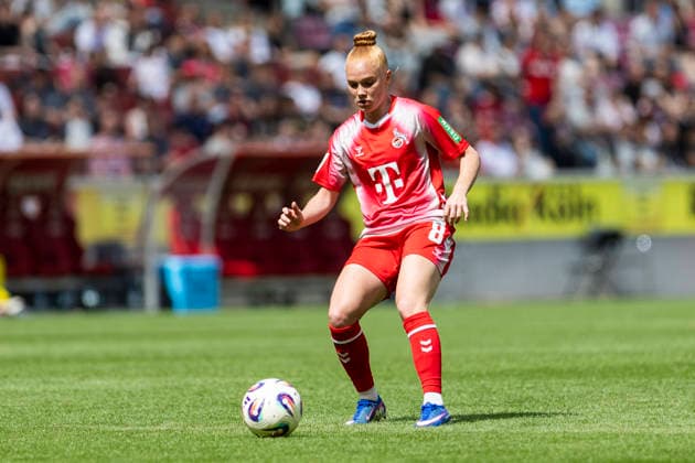Google Pixel Women Bundesliga 1 FC Köln SV Werder Bremen 02 05 2026 Laura Vogt 1 FC Köln, 8 on matchday 24 of the Google Pixel Women Bundesliga in the match between 1 FC Köln and SV Werder Bremen on 02 05 2026 at RheinEnergie Stadion in Cologne, Germany Copyright: xBEAUTIFULxSPORTS Meuselx