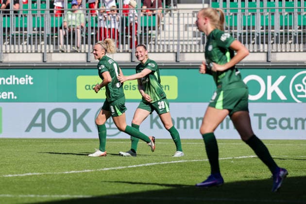 02 05 2026, xgrfx, Soccer Google Pixel Women Bundesliga, VfL Wolfsburg RB Leipzig v l Goal, Lena Lattwein to 3 1 VfL Wolfsburg DFL DFB REGULATIONS PROHIBIT ANY USE OF PHOTOGRAPHS as IMAGE SEQUENCES and or QUASI VIDEO Wolfsburg