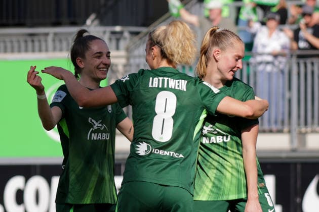 02 05 2026, xgrfx, Soccer Google Pixel Women Bundesliga, VfL Wolfsburg RB Leipzig v l Goal, Lena Lattwein to 3 1 VfL Wolfsburg DFL DFB REGULATIONS PROHIBIT ANY USE OF PHOTOGRAPHS as IMAGE SEQUENCES and or QUASI VIDEO Wolfsburg