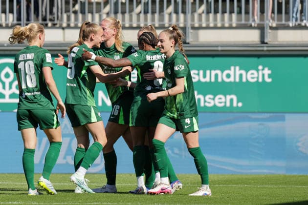 02 05 2026, xgrfx, Soccer Google Pixel Women Bundesliga, VfL Wolfsburg RB Leipzig v l Goal, Janina Minge to 1 1 VfL Wolfsburg DFL DFB REGULATIONS PROHIBIT ANY USE OF PHOTOGRAPHS as IMAGE SEQUENCES and or QUASI VIDEO Wolfsburg