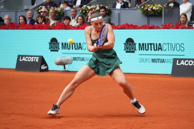 Mirra Andreeva (RUS) vs Marta Kostiuk (UCR) during Woman final of Masters Series Madrid 2026 in Madrid on 02 May 2026 Cordon Press 