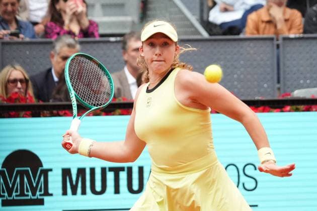 Mirra Andreeva (RUS) vs Marta Kostiuk (UCR) during Woman final of Masters Series Madrid 2026 in Madrid on 02 May 2026 Cordon Press 