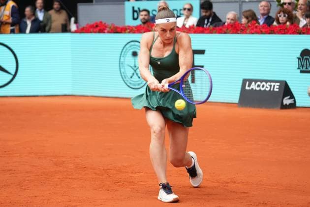 Mirra Andreeva (RUS) vs Marta Kostiuk (UCR) during Woman final of Masters Series Madrid 2026 in Madrid on 02 May 2026 Cordon Press 