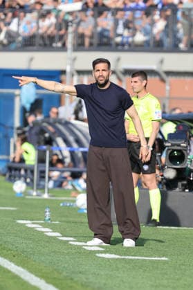 ComoÕs ComoÕs head coach Cesc Fabregas during the Serie A soccer match between Como and Napoli at the Giuseppe Sinigaglia stadium in Como, north Italy - May 2, 2026 - Soccer.  Copyright: xAntonioxSaiai LaPressex