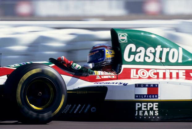 11th July 1993: Alessandro Zanardi (Lotus). British F1 Grand Prix, Silverstone, UK ActionxPlus