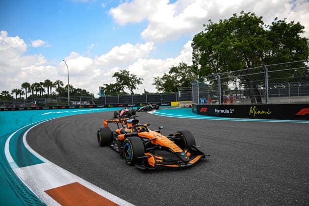 F1 - MIAMI GRAND PRIX 2026 81 PIASTRI Oscar (aus), McLaren F1 Team MCL40, action during the Formula 1 Miami Grand Prix 2026, 4th round of the 2026 Formula One World Championship, WM, Weltmeisterschaft from May 1 to 3, 2026 on the Miami International Autodrome, in Miami Gardens, USA - Miami GardensUnited States  Copyright: xDPPIx