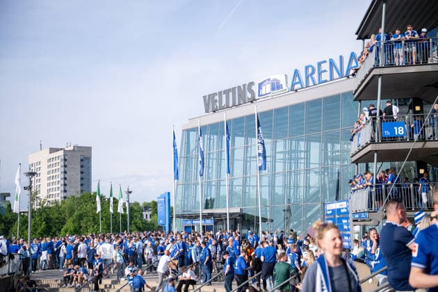 02 05 2026, Football, 2 Bundesliga, Season 2025 2026, Matchday 32, FC Schalke 04 Fortuna Düsseldorf, Fans FC Schalke 04, xRHR FOTO YYx Copyright: KROEGER RHR-FOTOx RHR-FOTO YY